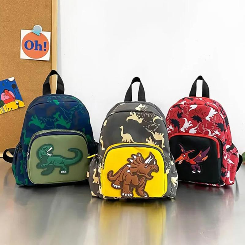 Zaino per Scuola Materna per Bambini Zaino Scolastico alla Moda Dinosauro Zainetti Scolastici Stampa Cartoni Animati Borsa Scolastica Casuale per Bambini Zaini Scolastici per Bambine 3-8 Anni