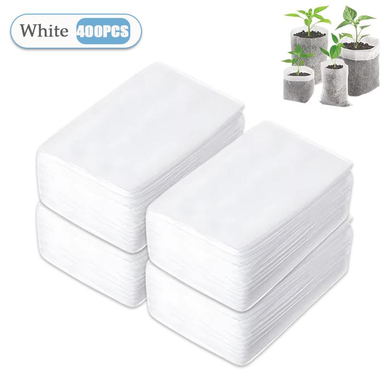 100-1000PCS Biodegradable Nursery Bag Plant Grow Bags Non-woven Fabric Nursery Bags Aeration Pocket Flower Vegetable Grow Tools
