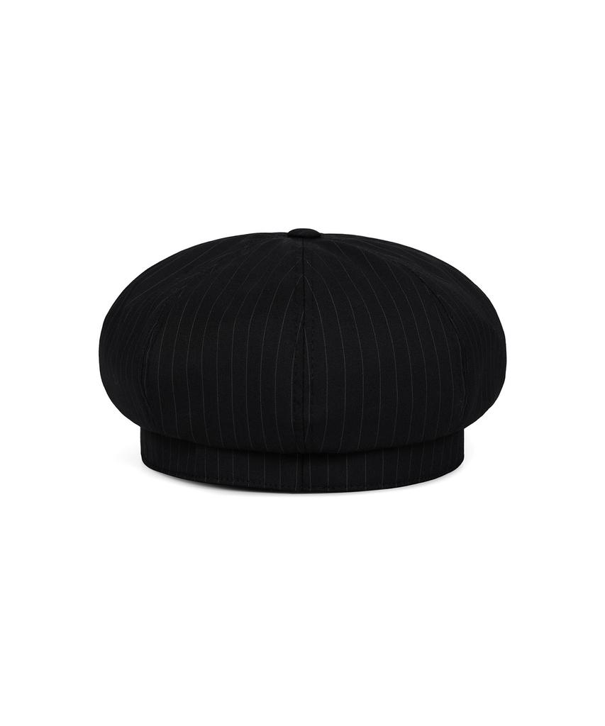 Bajal Va Cubic Stud Octagon Beret Black