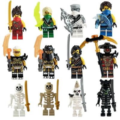 Bouwstenen, humanoïde poppen, speelgoed, miniatuurfiguren, humanoïde poppen, kinderspeelgoed, verjaardagscadeaus, superhelden ninja's.