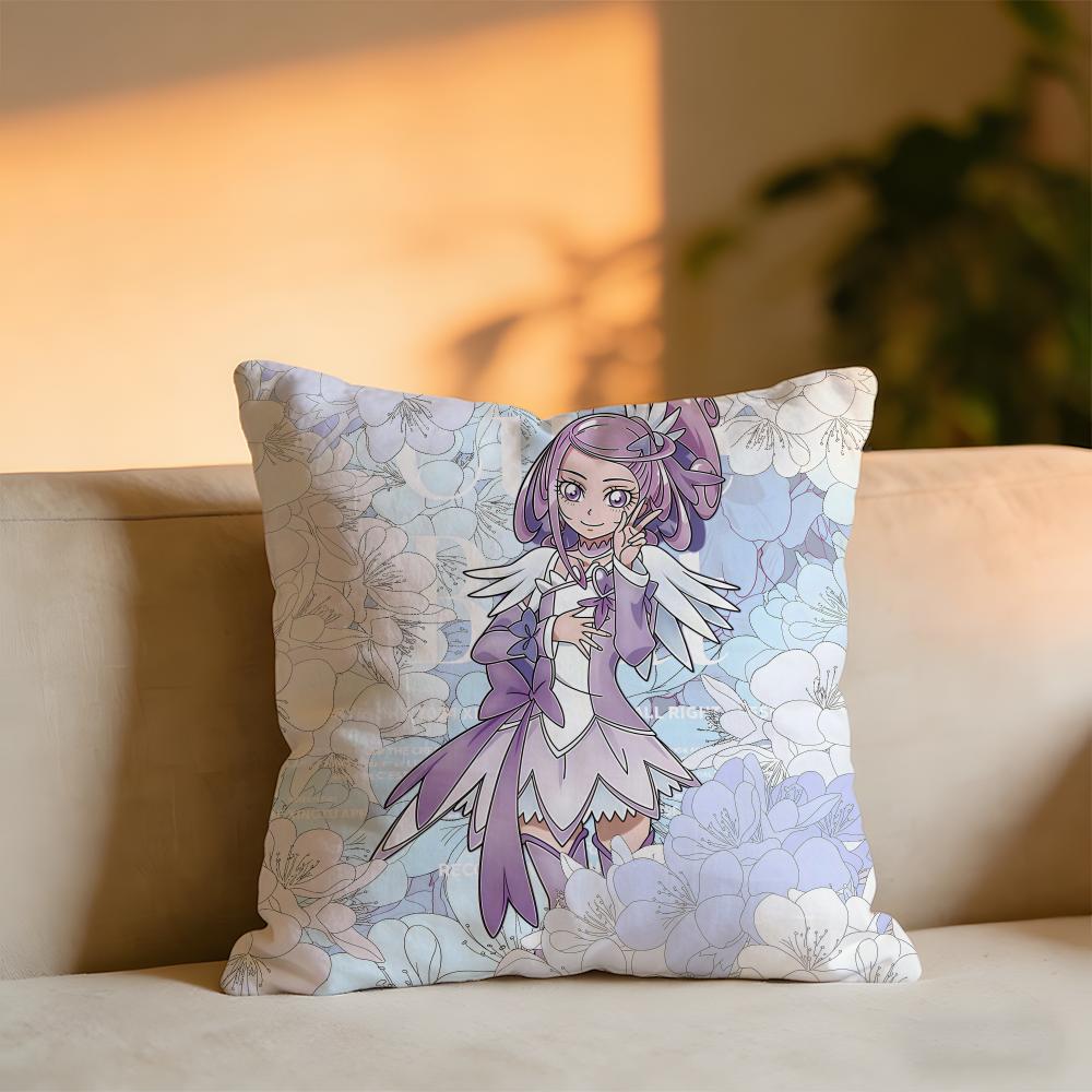 

Pretty Cure Cushion Cover Cozy Velvet Throw PillowSoft Warm Cushion For Sofa Bed 30x30 cm