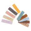 20Pcs Hand Made Labels PU Material Environmentally Friendly Durable Soft Tag for DIY Sewing Bags Wallets