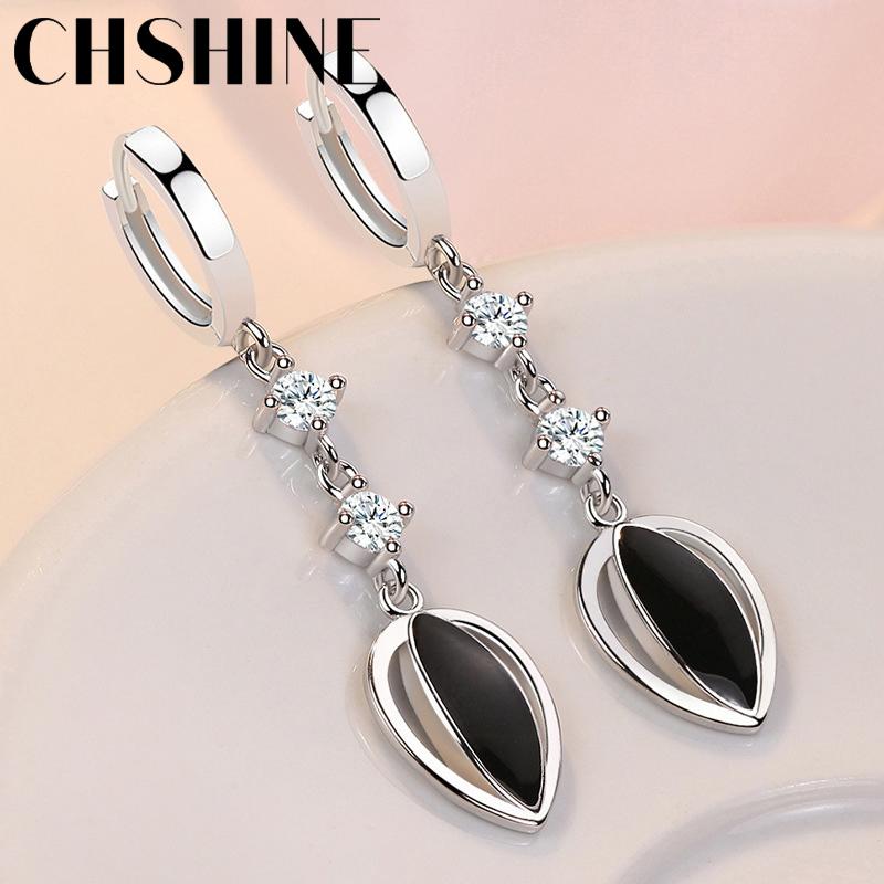 CHSHINE 925 Sterling Silber Weizenkorn Ohrringe für Damen Hochzeitsgeschenk Modeschmuck