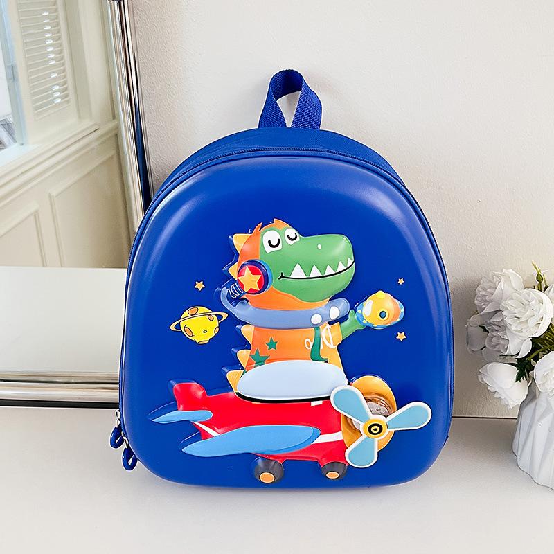 School BagsChildren's Bag Cute Cartoon Small School Bag Hard Shell Bag with Light Children's Backpack