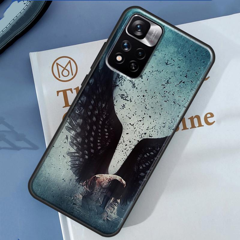 Fallen Angel Wings Art Case For Redmi Note 12 11 Pro Cover For Redmi Note 10 8 9 Pro 10S 11S 9A 9C 12C 10A 10C