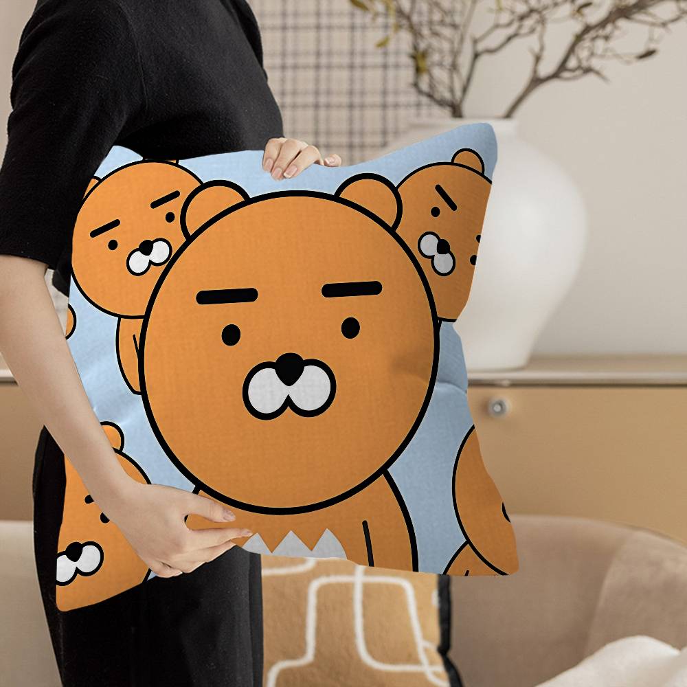 K-KAKAOS FRIENDS Cushion Cover Decorative Pillow Sofa Home Decor case pillow cases