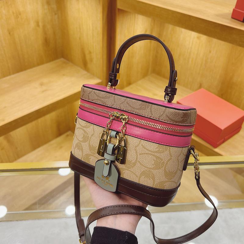 

New Premium Texture Women s Box Bag European & American Fashion Printed Versatile Shoulder Messenger Bag