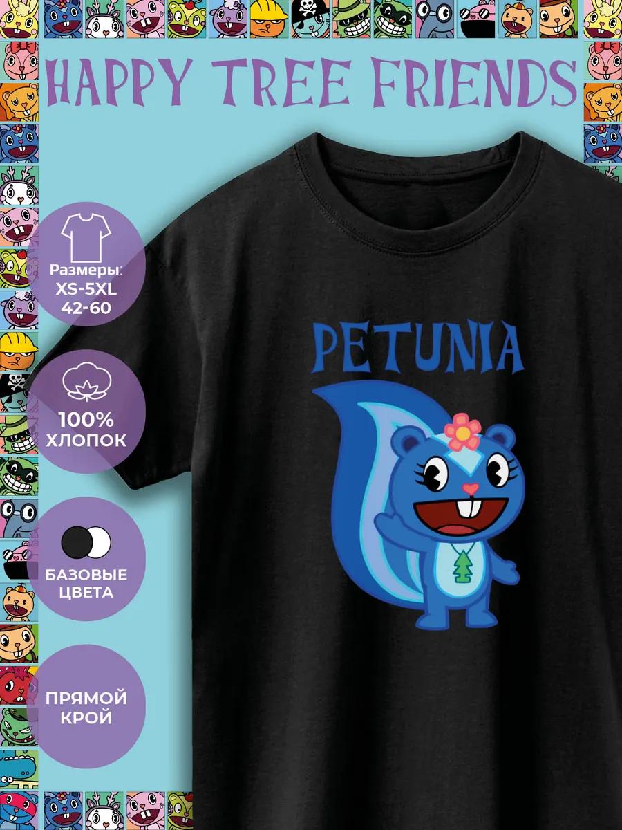 Happy Tree Friends Printed T-shirt - Petunia S