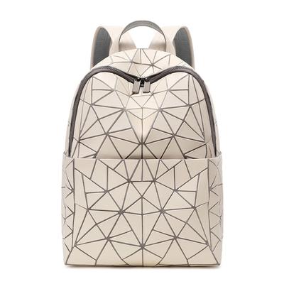 Japon Losange Diamant Épissage Sac à Dos Sac pour Femmes Mode Grande Capacité Sac d'École Sac à Dos Loisirs Voyage