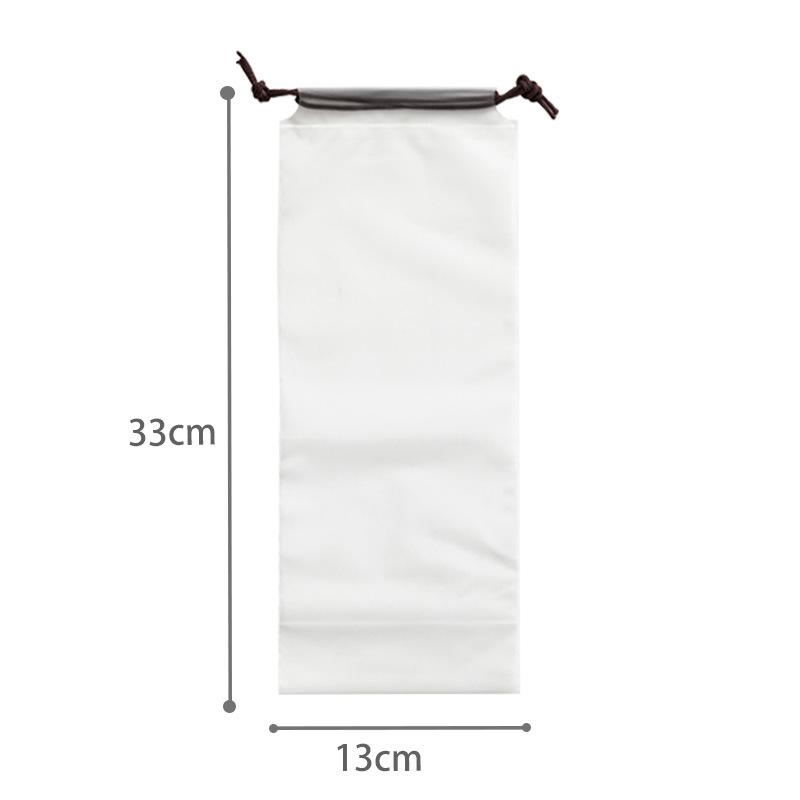 Сумка для хранения зонтика, водонепроницаемая сумка с веревкой, пластиковый пакет, сумка для хранения автомобиля, сумка для мокрого зонта, полупрозрачная сумка коричневый