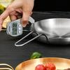 Handled Stainless Steel Frying Pan 18/20cm Snack Dish High-quality Serving Plate  Barbecue
