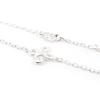 Les Trésors De Lily [J0836] - Silver Bracelet 'Choréographie' Silver (rhodium-plated) - 12 Mm