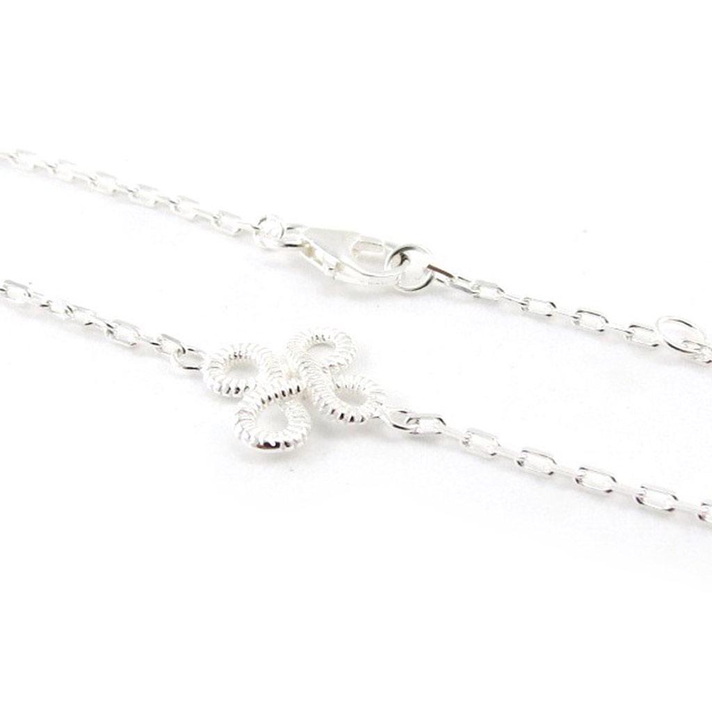 Les Trésors De Lily [J0836] - Stříbrný náramek 'Choreografie' postříbřený (rhodiovaný) - 12 mm