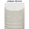 UR Women's Casual Color Block Stripe Knit Sweater