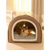 1.5kg Puppy Kennel Warm Winter Dog House Mat Nest Deep Sleep Tent Small Cat House Supply Detachable Washable Cat Bed Non-slip