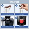 Sturdy Coffee Capsule Cup Stainless Steel Refillable Coffee Pod Reusable K Cups  Coffee Accessories
