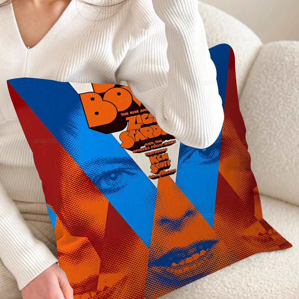 Singer D-David_B-Bowie Personalized Pillow Dust Cover Bedroom Kids Party Decoration Pillowcase Birthday Children Gift