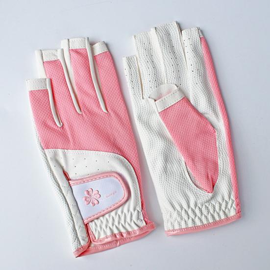 1 Pair Golf Gloves Anti-slip Silicone Sweat-absorbing Breathable Touch Screen Men Women Left Right Hand Outdoor Sports Gloves Golf Accessories