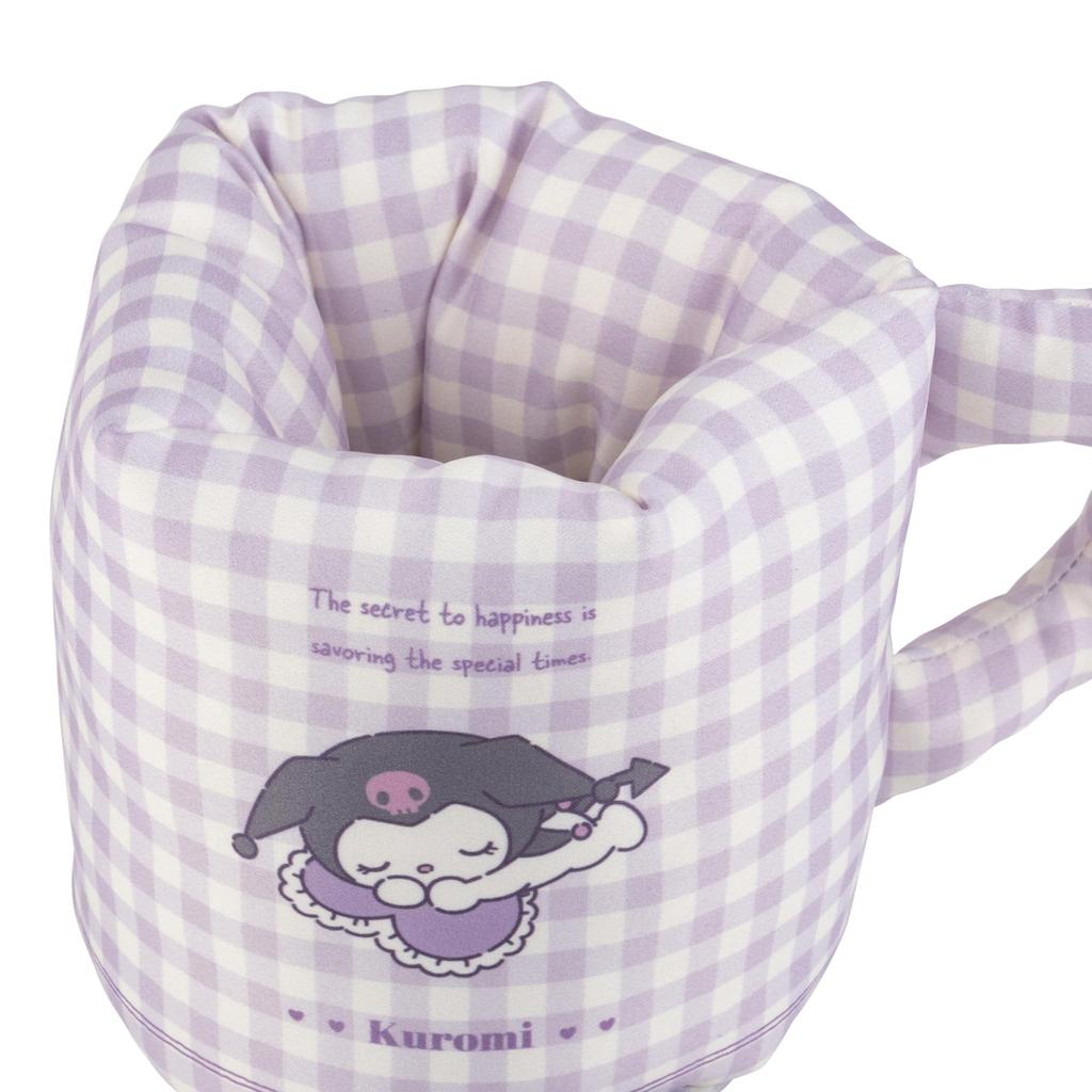 MORIPiLO Kuromi Kleinteil Blau-Karo Stift Niedlich Sanrio 427411 (Morishita) Tassenförmiger Halter, Tischplatte, ca.. 11x11x13cm, Check, Halter, Waren, Geschenk,