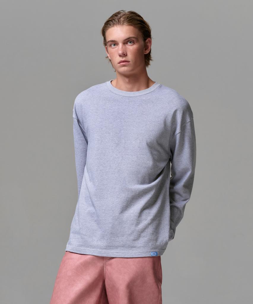 ERA Unisex Era Shoulder Logo T - Melange Gray