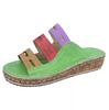 Hot New2025 New Women's Summer Open Toe Comfy Sandals Premium Orthopedic Low Heels Walking Sandals  Toe Corrector Cusion