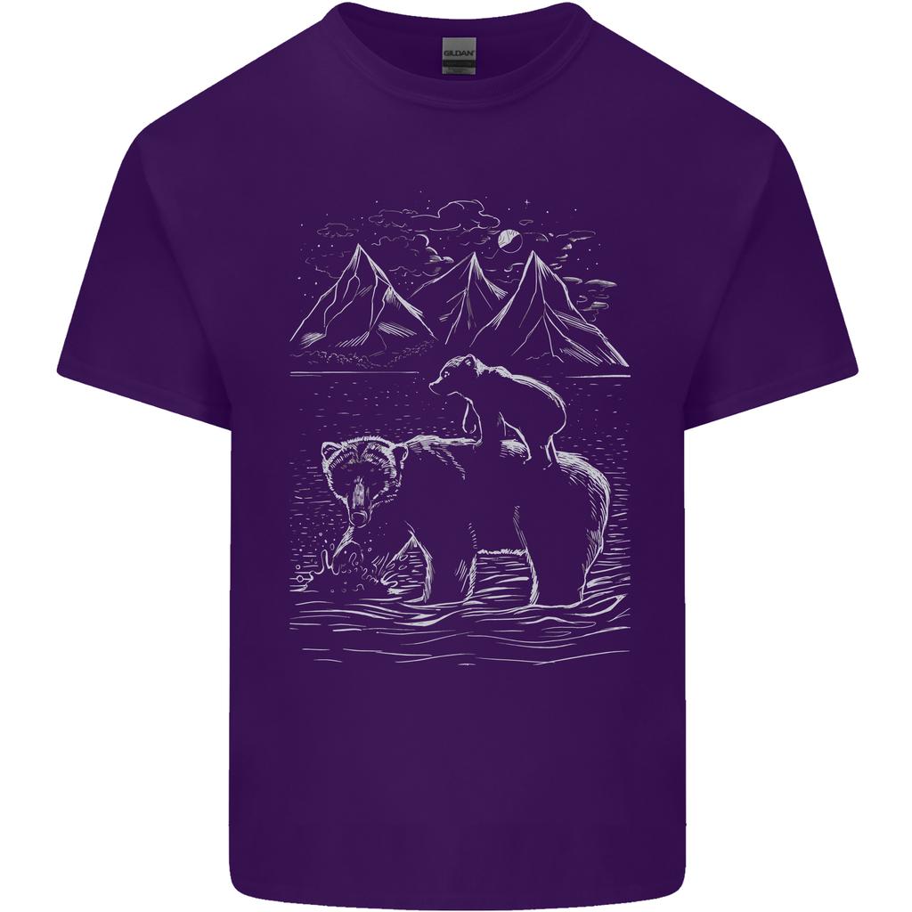 A Bear and Its Cub Unisexs Light Cotton TShirt