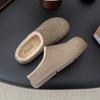 Fashion Winter Women Warm Fur Mules Slippers Fashion Cover Toe Slides Comfort Casual Female Home Cotton Shoes
