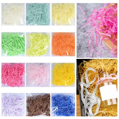 Packaging Accessaries Wrapping Supplies Party Decoration Raffia Shredded Paper Gift Box Filler