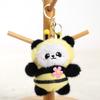 Panda Back Bee Doll Pendant Plush Toy Panda Doll Keychain Gift Girls Bag Pendant Doll