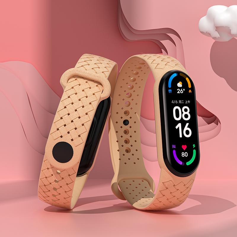 Soft Silicone Bracelet For Mi Band 7 6 Wristband Quick Replacement Sport Smartwatch Correa for Xiaomi Mi Band 3 4 5 6 7 Strap