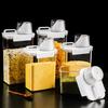 Contenitore Trasparente per Cereali ad Accesso Facile per una Cucina Pulita e Ordinata Scatola Dispenser per Cereali