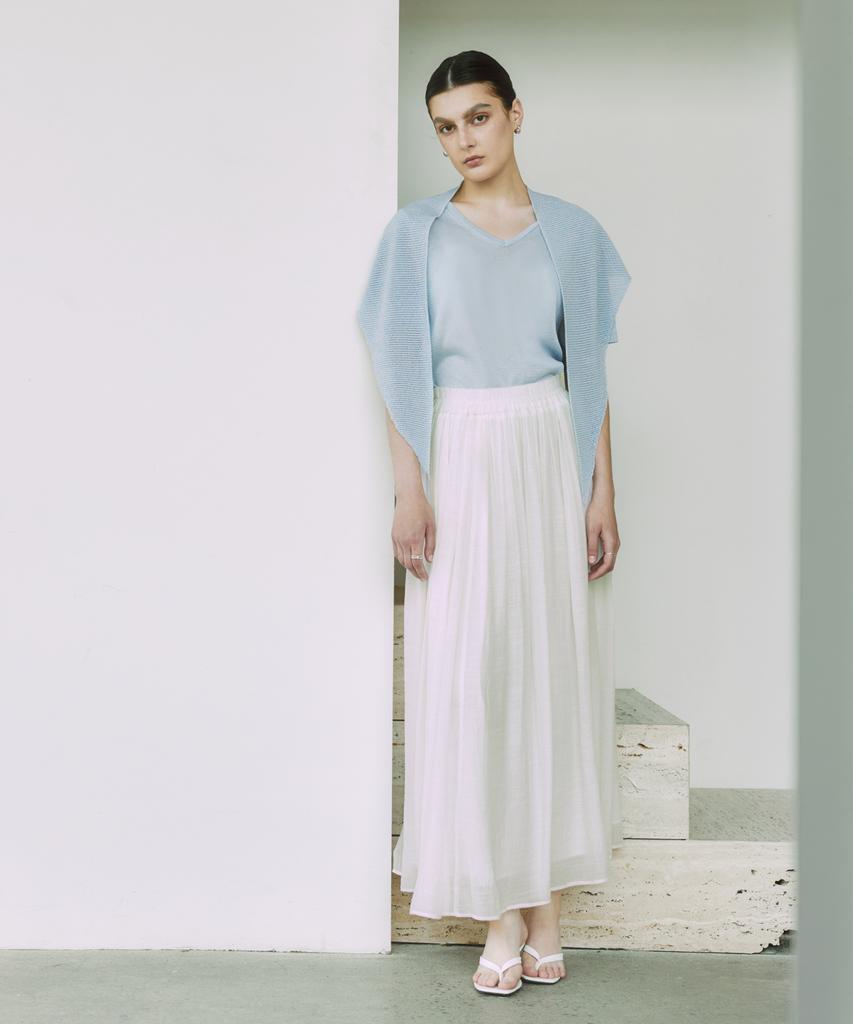 Zero Street [2 Colors] Le Zero Crinkle Elastic Skirt