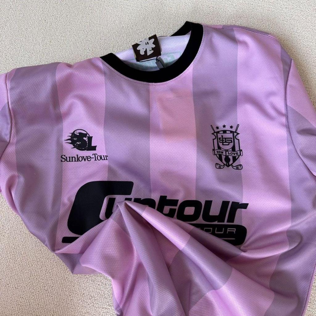 [USED] Sunlove Jennie American Loose Fit Soccer Jersey T-Shirt