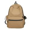 Schoolbag Japanese Ins Trendy Brand Light Solid Color Backpack Korean Version Girl Versatile Travel Small Backpack Casual Simple Schoolbag