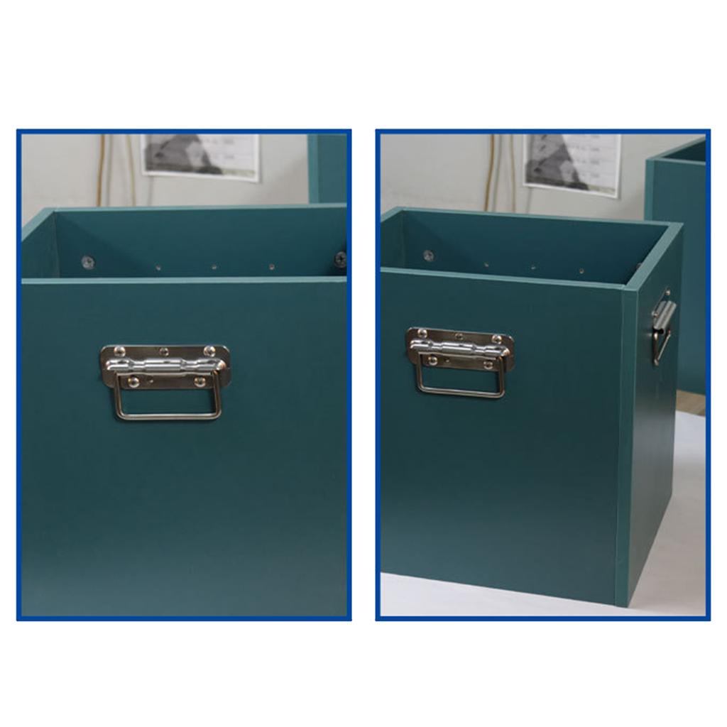 Spring Loaded Handle Silver 304 Stainless Steel Folding Handles with Rubber Grip for Home Cases Door Chest Toolboxes