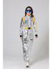 Halloween Astronaut Raumanzug Silber Body Unisex Erwachsene Kostüm