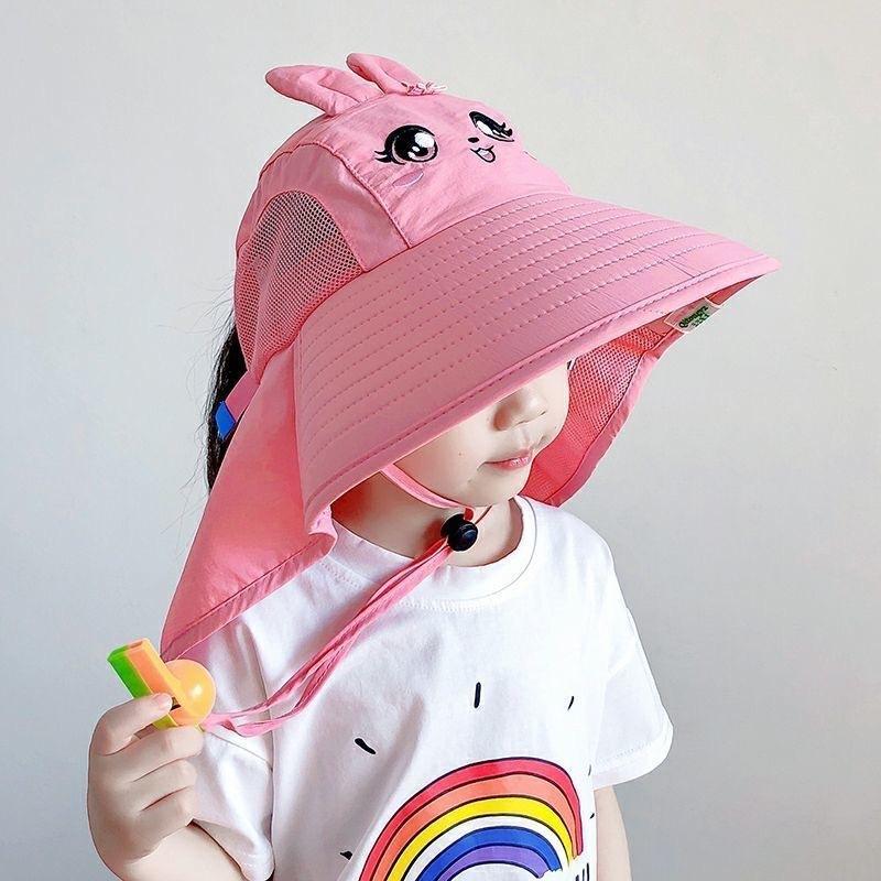 

Girls UV visor boy sun hat baby beach bucket hat