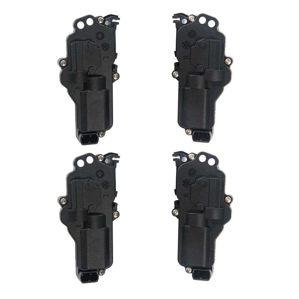 Power Door Lock Actuators Kit Set Of 4 | Replacement For Ford F150 F250 F350 F450 Excursion Expedition Mustang & More | Replaces# 6L3Z25218A43AA,