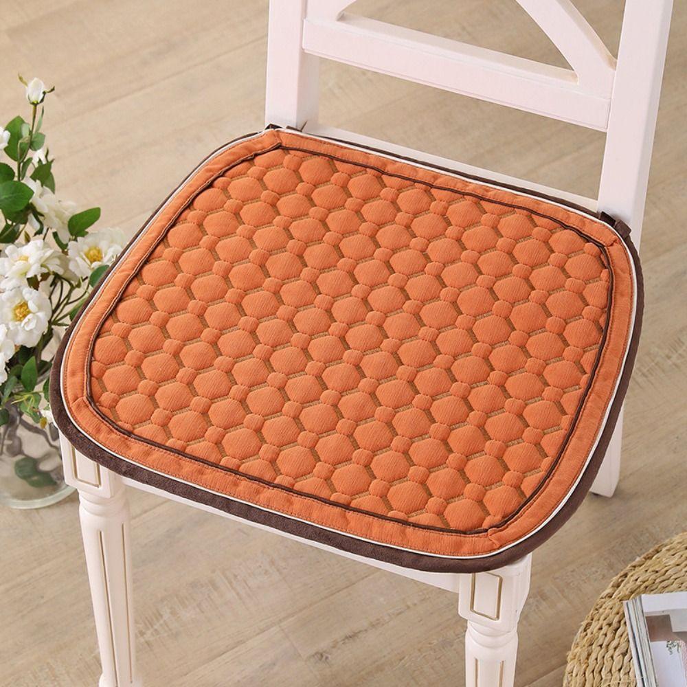 Soft Little Bear Dining Chair Cushion Non-Slip Winter Student Cushion  Living Room