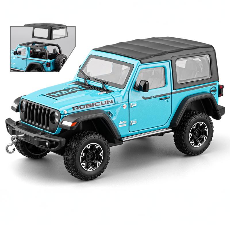 1:24 Jeep Wrangler Rubicon Off Road SUV Legierung Druckguss Modellauto Premium Zuhause Trendige Spielzeuge Ausstellungsdekorationen Geburtstagsgeschenke Junge