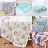 Quilt Printing Flower Cotton Summer Bedding With Breathable Fabric For Bedroom