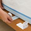 4pcs Plastic Bed Sheet Holder Non-slip Fastener Holders Multi-Functional Bed Cover Fixing Clip  Crib