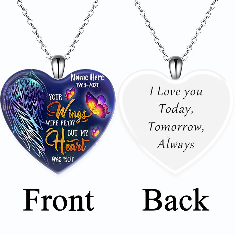 

Модные украшения Любовь Кристалл Кулон Ожерелье Мечта Бабочка Английский