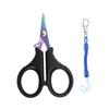 TUNALA Mini Portable Titanium-Plated Rustproof Fishing Scissors