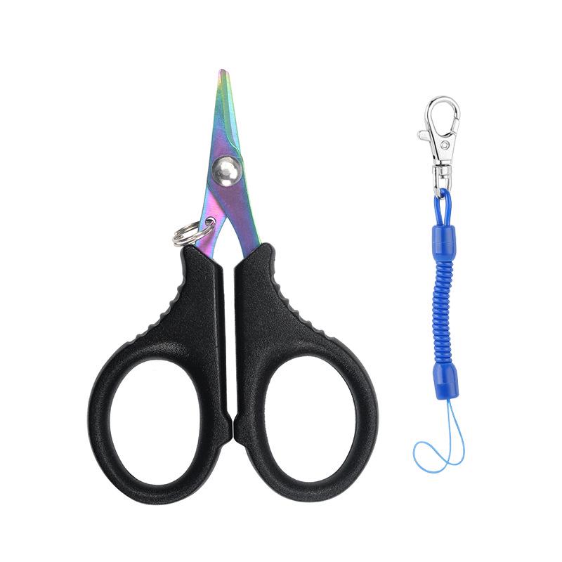TUNALA Mini Portable Titanium-Plated Rustproof Fishing Scissors