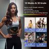 Muscle Toner Smart Abdominal Toning Belt EMS Muscle Stimulator Ab Trainer USB Charge Body Massager Weight Loss Fitness Equipment