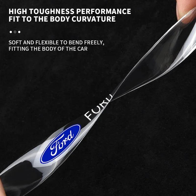 Car Door Anti-collision Silicone Pad Self Adhesive Buffer Bumper Mute Protection Pad For Ford Ranger Focus Kuga Mustang Mondeo