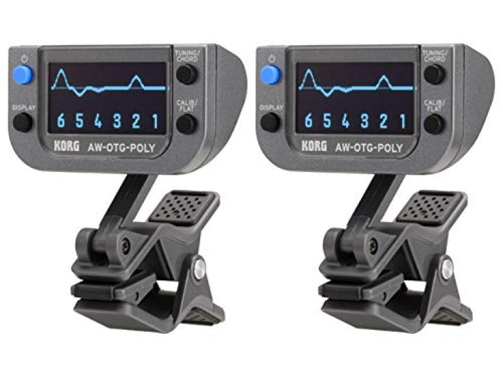 

[Оптовая закупка] KORG - эксклюзивный гитарный полифонический клип-тюнер AW-OTG-POLY, набор из 2 шт.