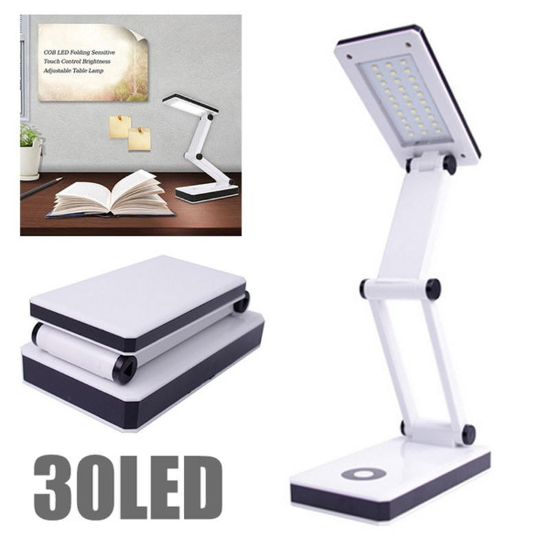 NEW Portable Folding LED Lamp Rechargeable Lamp Desk Table Lamp White