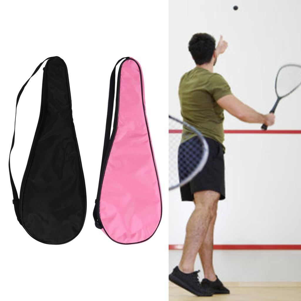 Lightweight Squash Racquet Bag Squash Racquet Cover Bag Lightweight Padded Racket Carrying Bag with Adjustable Shoulder Strap